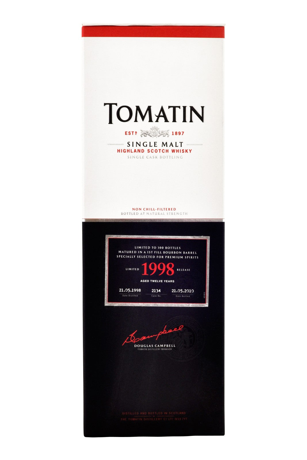 Tomatin 1998 Cask 2134