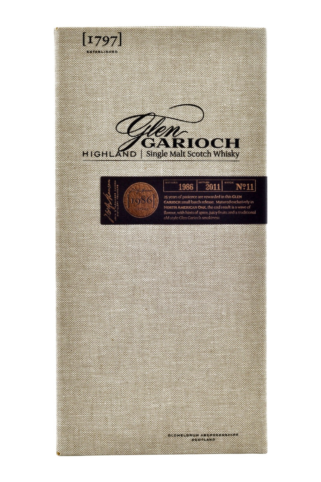 Glen Garioch 1986 - 2011 Batch 11