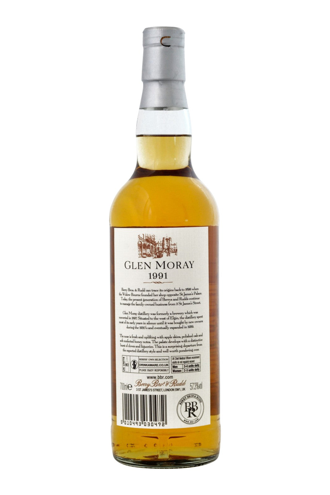 Glen Moray 1991 Cask Ref. 5654 Berry's