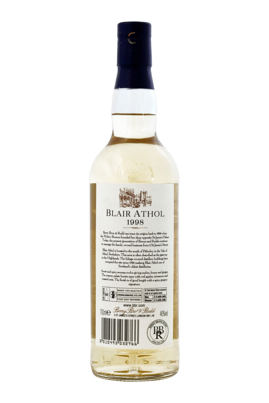 Blair Athol 1998 Cask Ref. 2754 Berry's