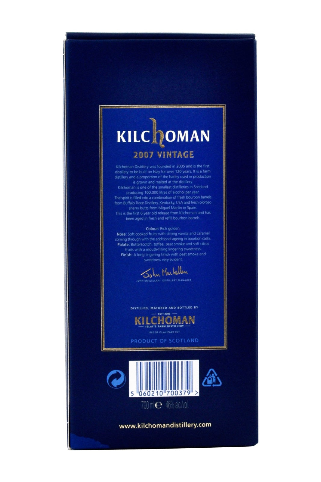 Kilchoman 2007