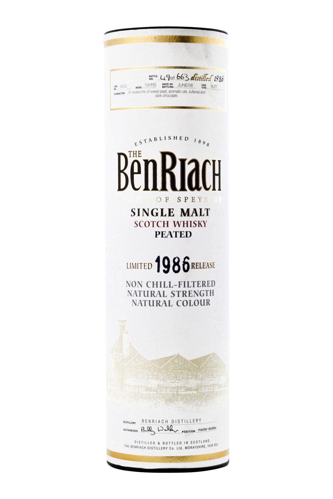Benriach 1986 fût 9632