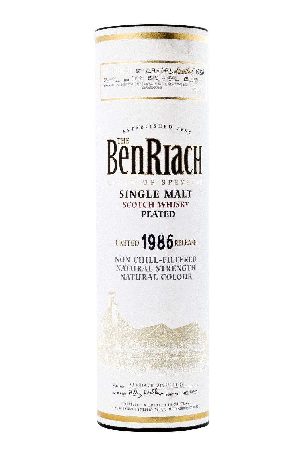 Benriach 1986 cask 9632