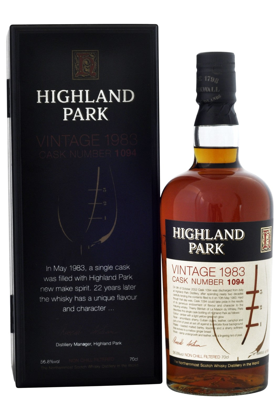 Highland Park Vintage 1983 cask n°1094