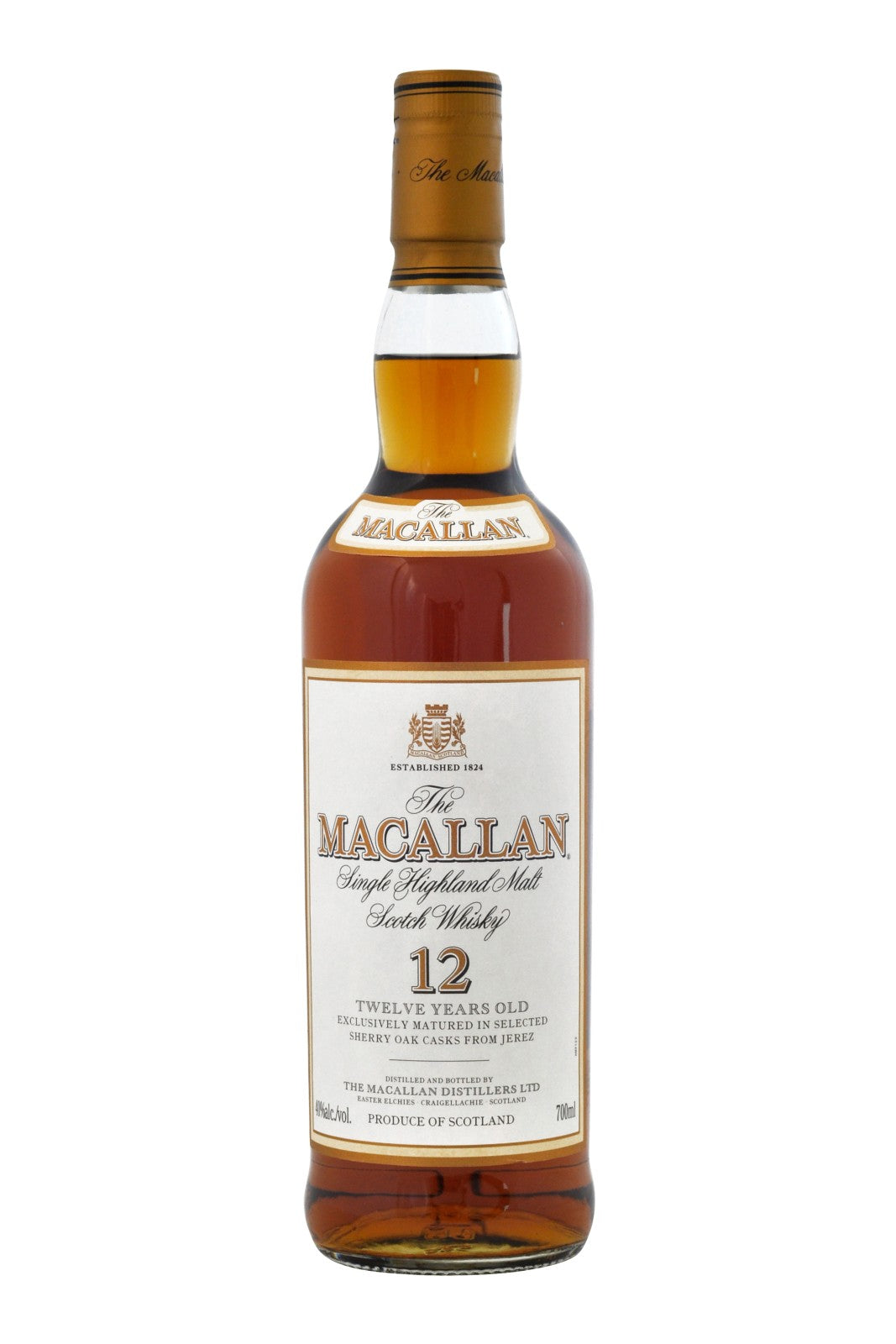 Macallan Fine Oak 12 Year Old Old Version