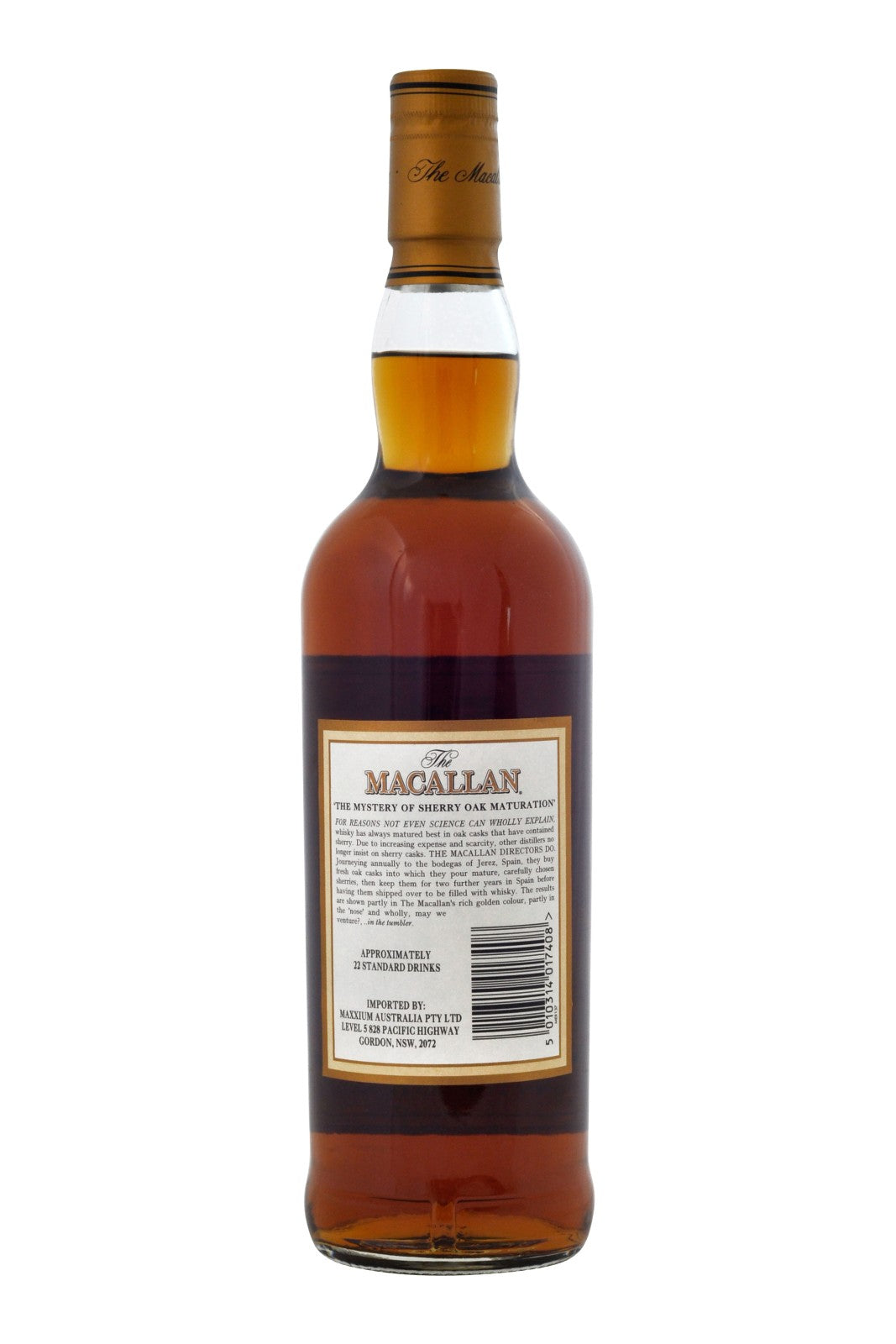 Macallan Fine Oak 12 Year Old Old Version