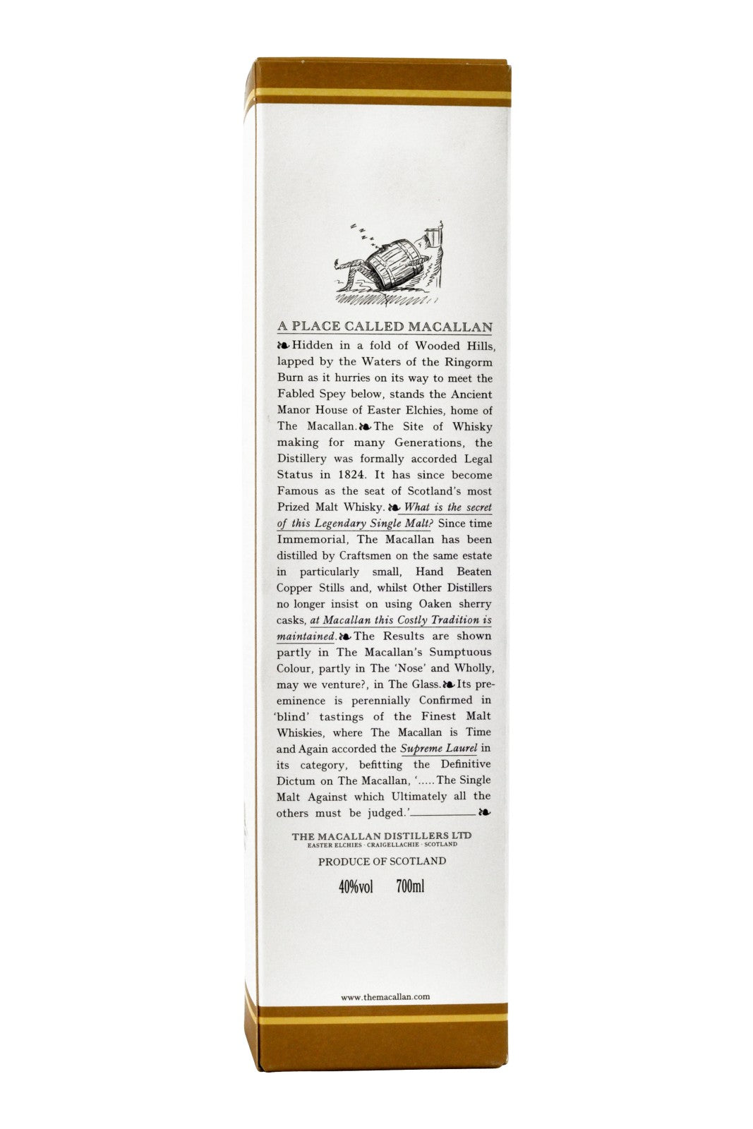 Macallan Fine Oak 12 Year Old Old Version