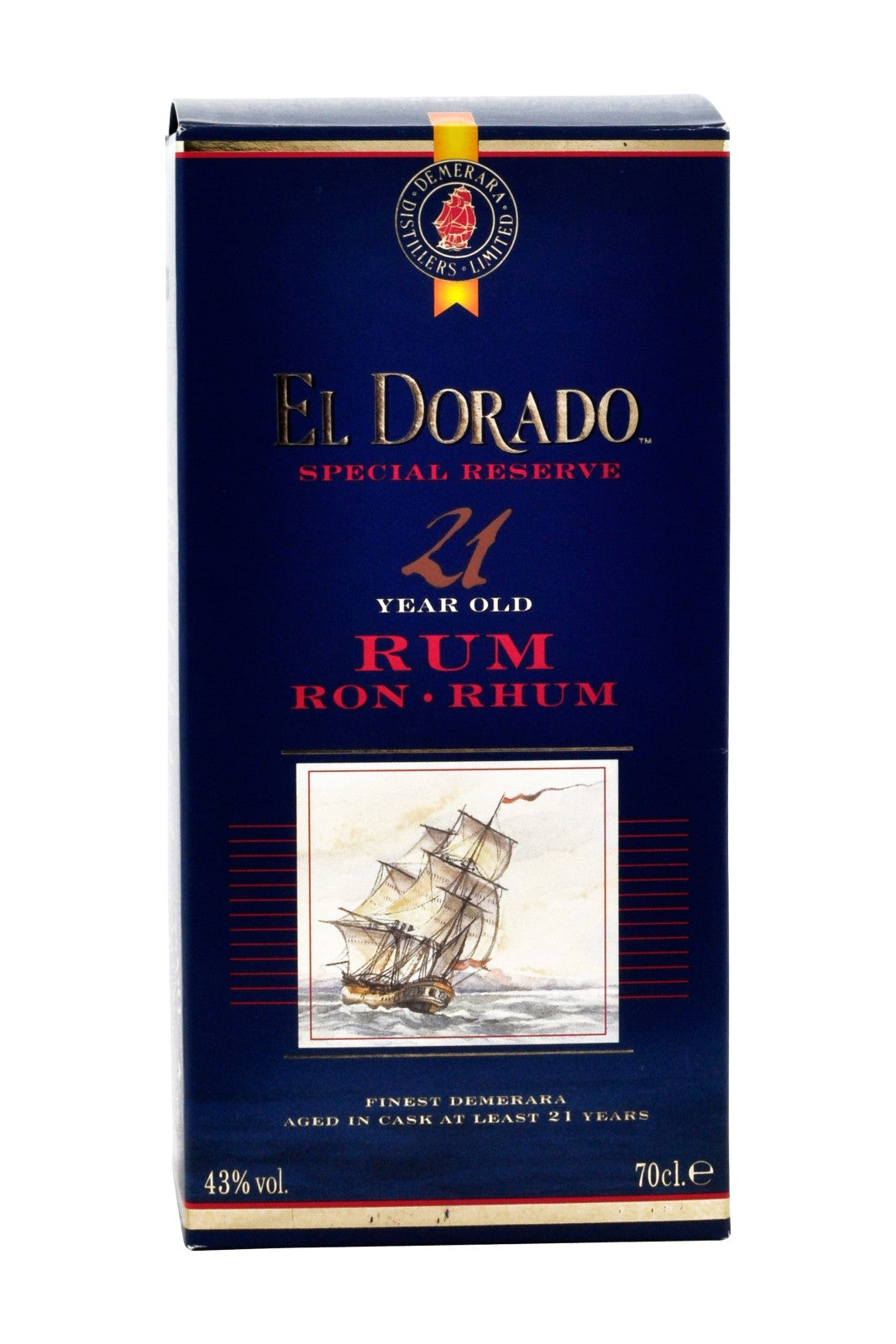 Rhum El Dorado 21 ans