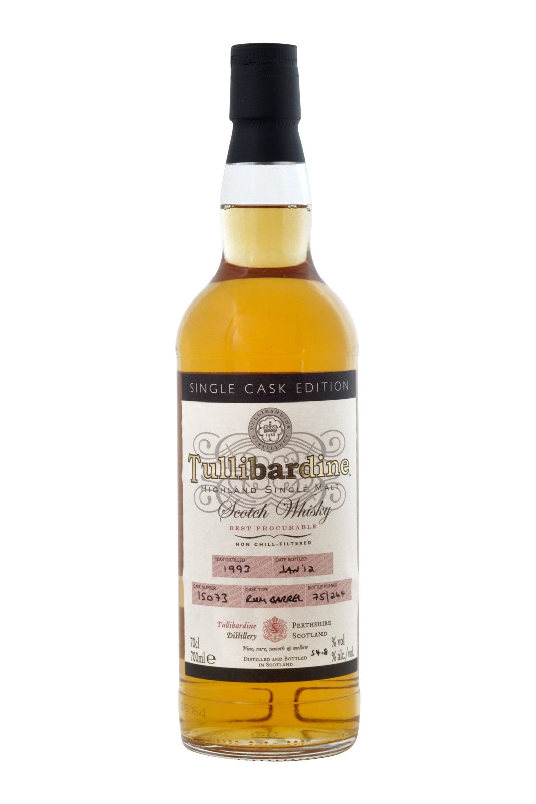 Tullibardine Single Cask 1993