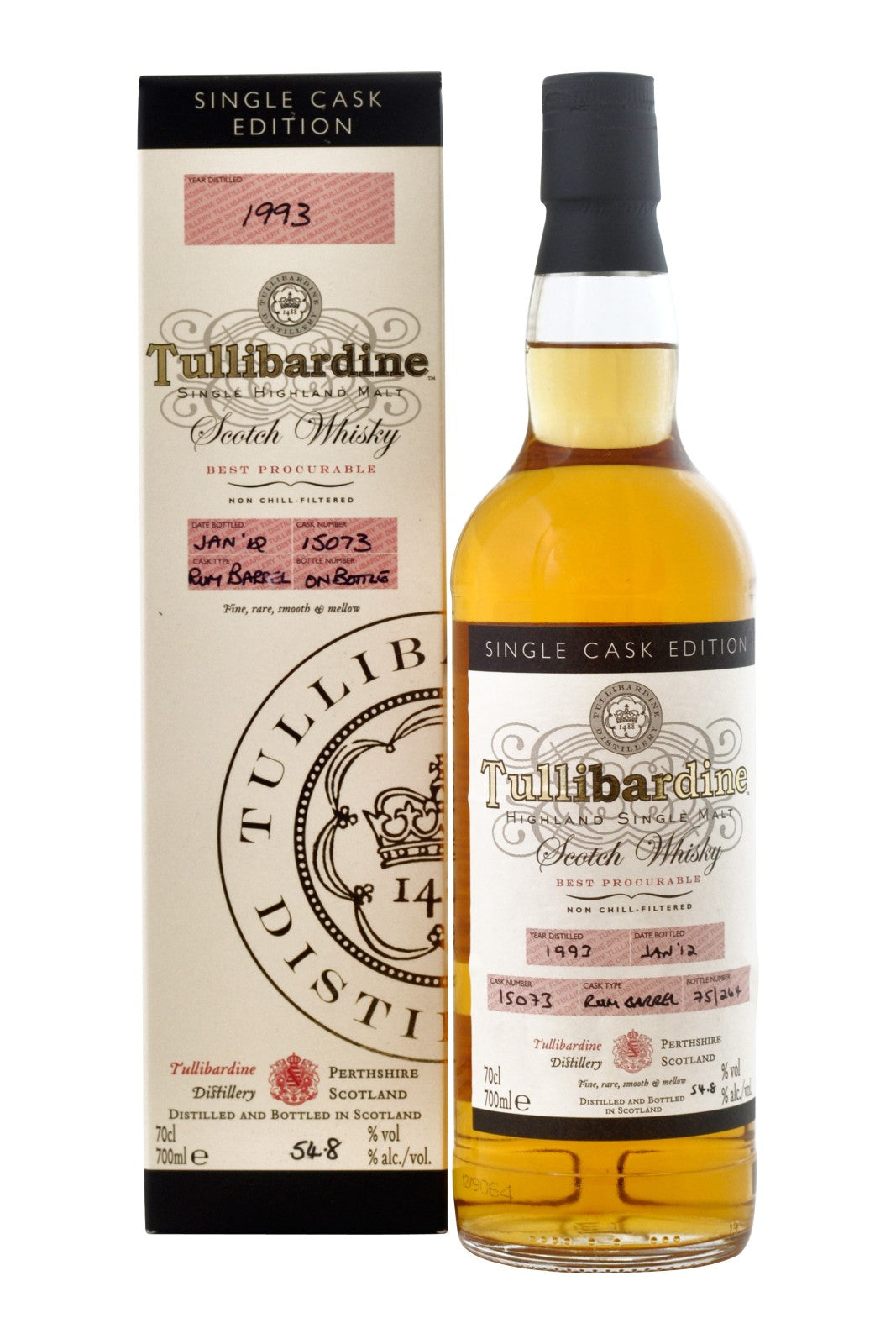 Tullibardine Single Cask 1993