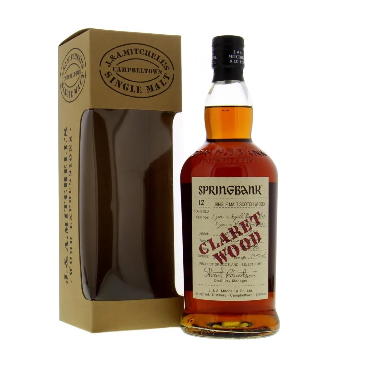 Springbank 12 Year Old Claret Wood