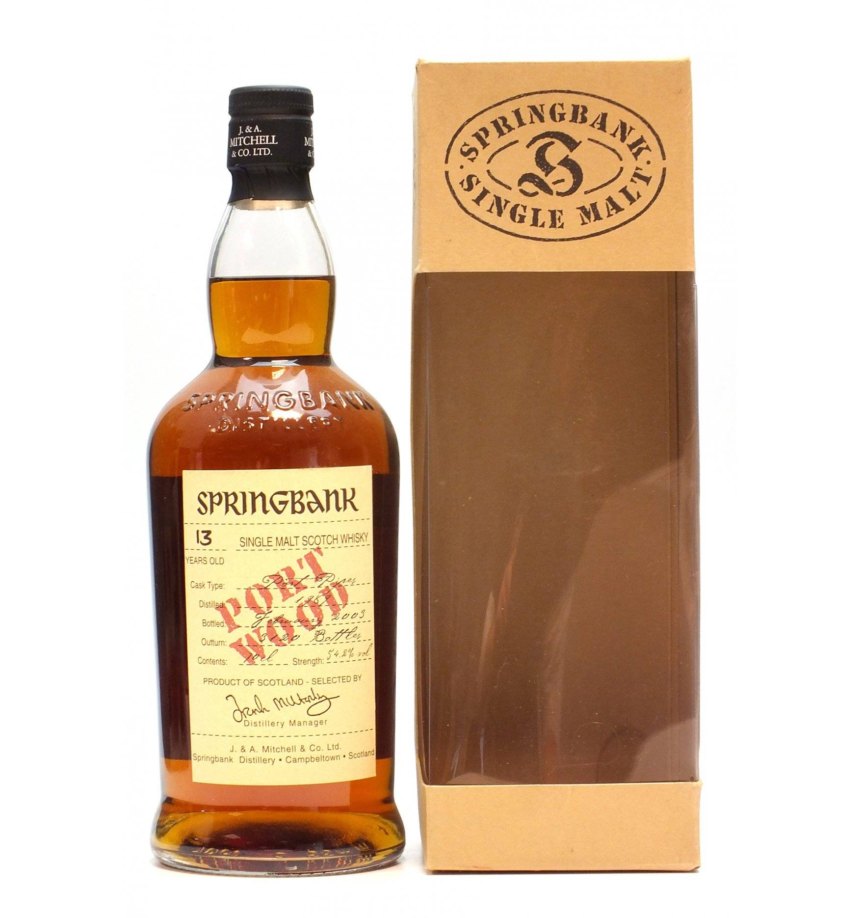Springbank 1989 13 Year Old Port Wood