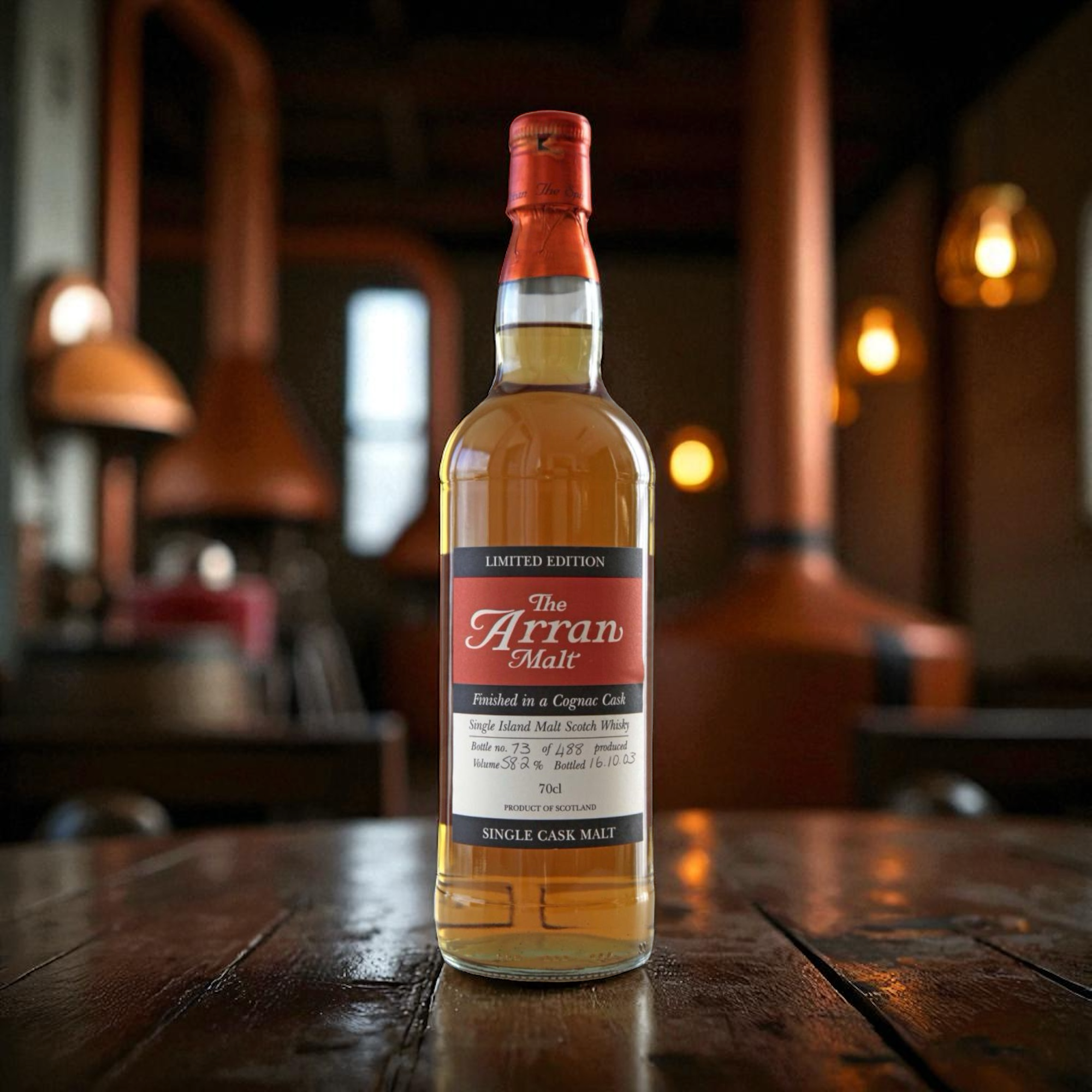 Discover Rarity: Arran Single Malt Cognac Cask Finish 2003
