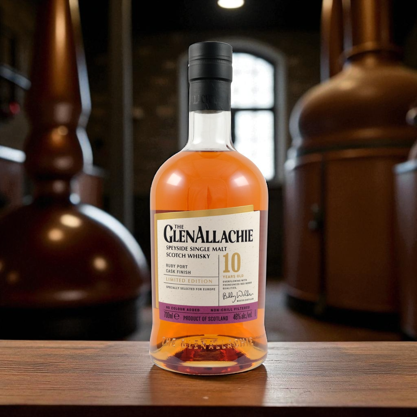 GlenAllachie 10 Years Ruby Port Cask – A Limited Edition Speyside Treasure
