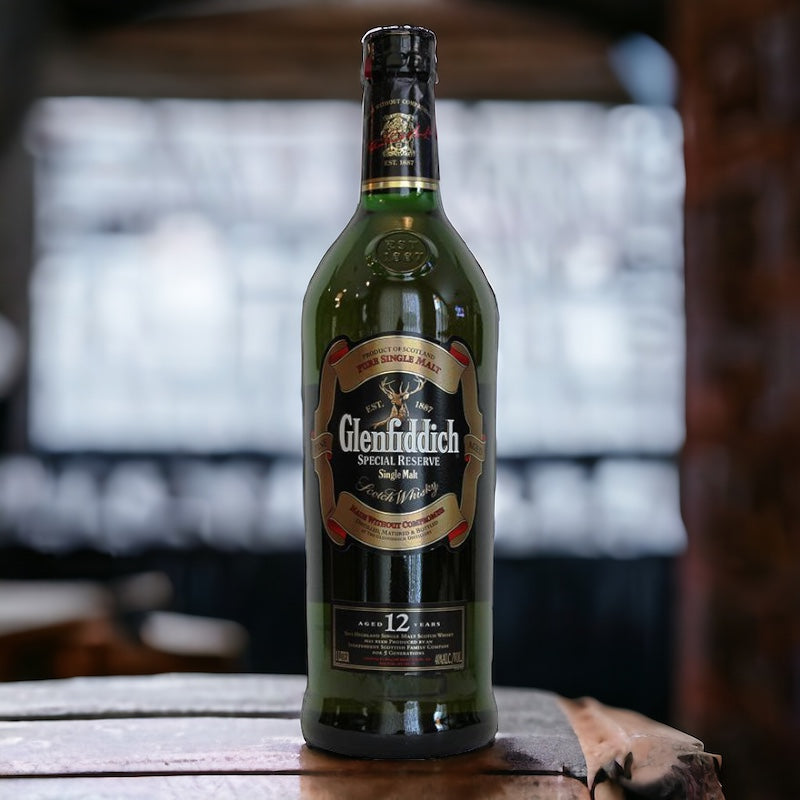 Experience the nostalgia and superior quality of Glenfiddich 12-year-old Special Reserve