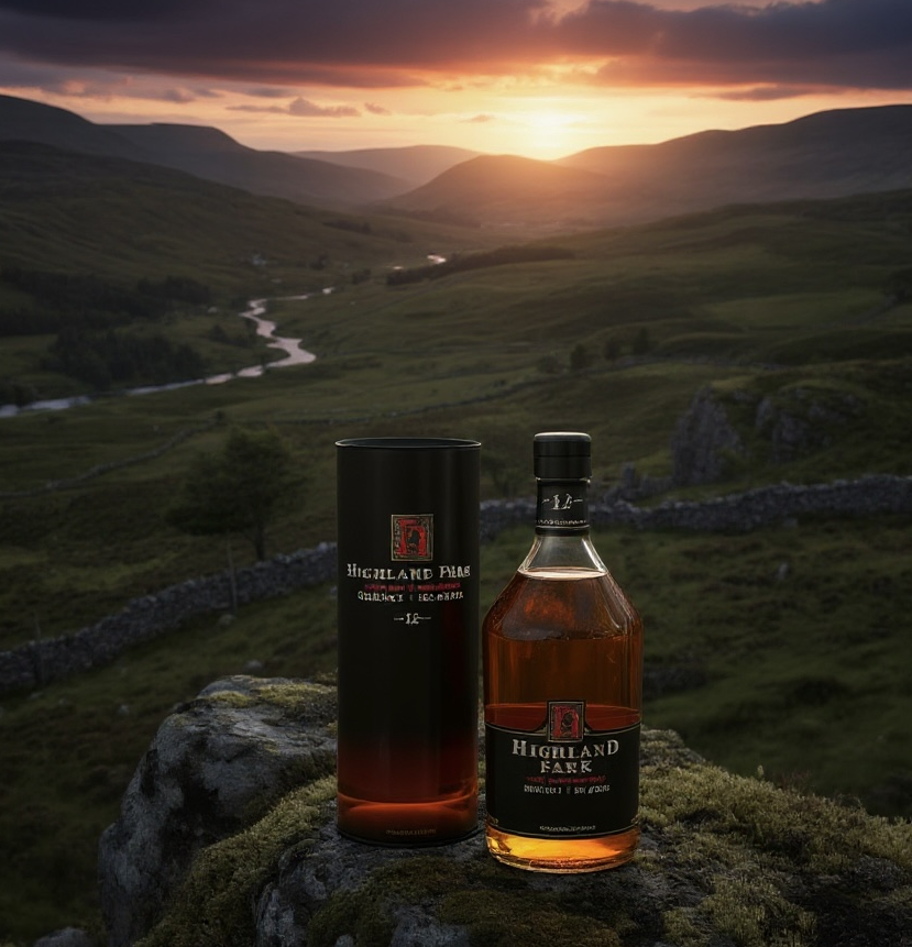 Highland Park 12 Year Old – Sunset Label (Bottled 1992) – A Timeless Orkney Classic