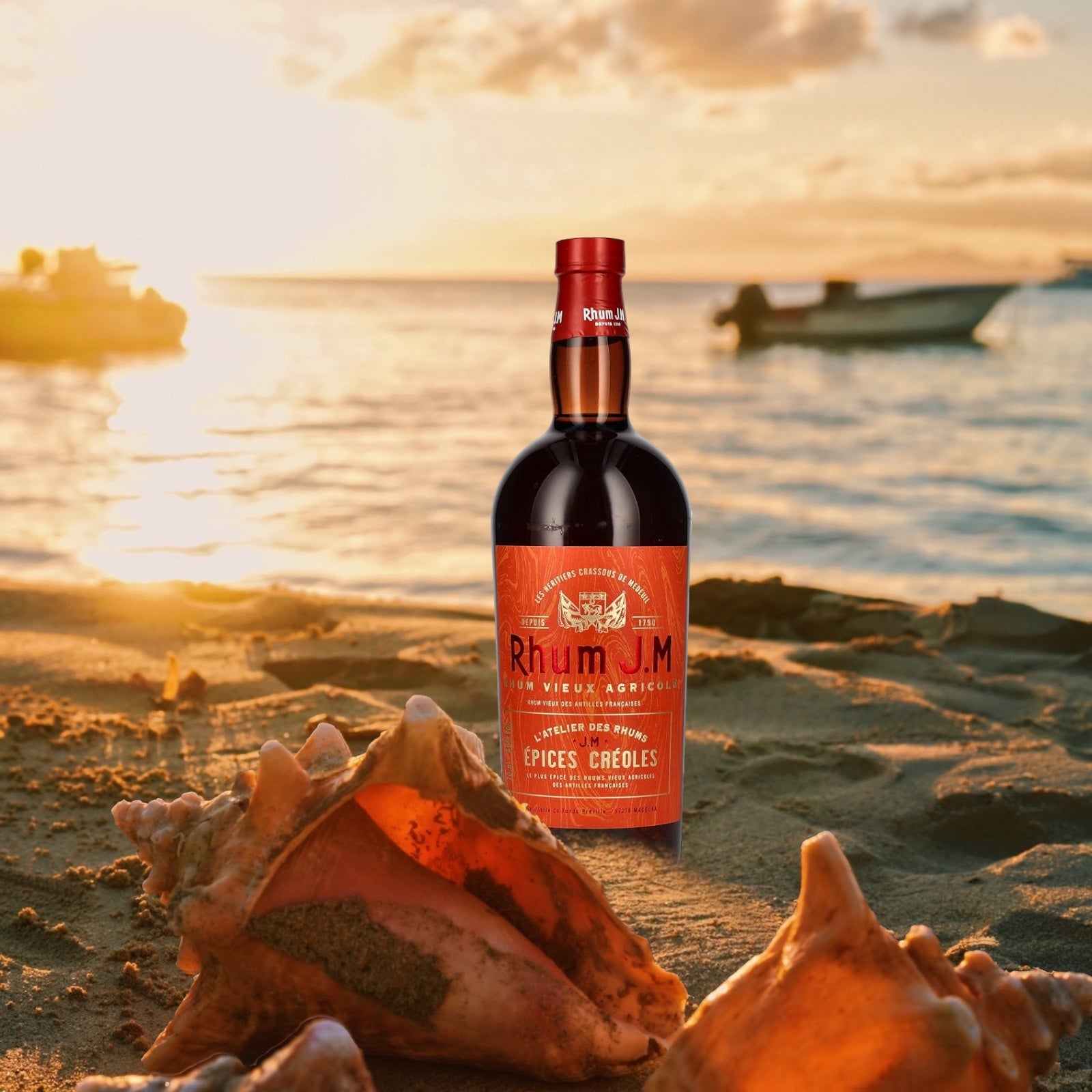 Experience the richness of character with JM Épices Créoles Rum, a spirited delight intensely spiced and full of flavor