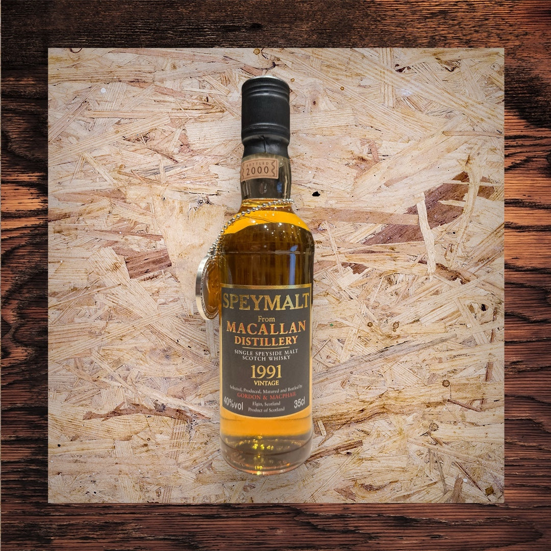 Experience the legacy of The Macallan 1991 Gordon and MacPhail Speymalt 350ml