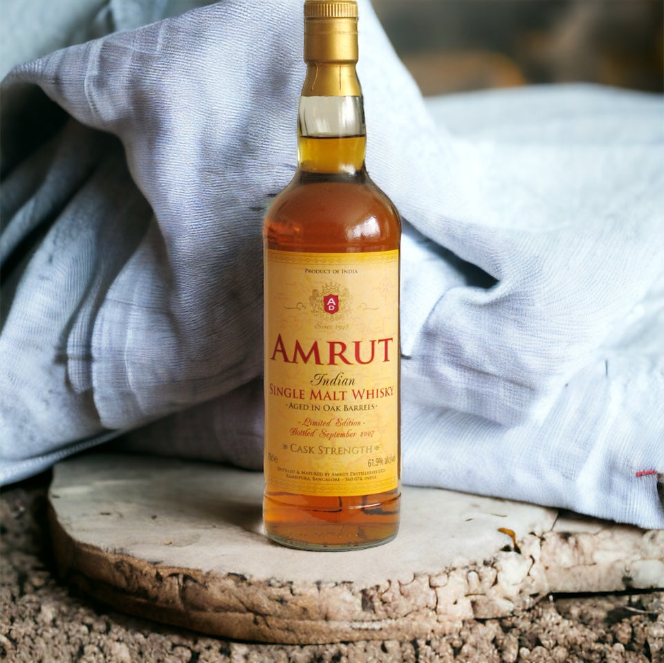 Introducing Amrut Indian Cask Strength - Bottled at a bold 61.9% ABV