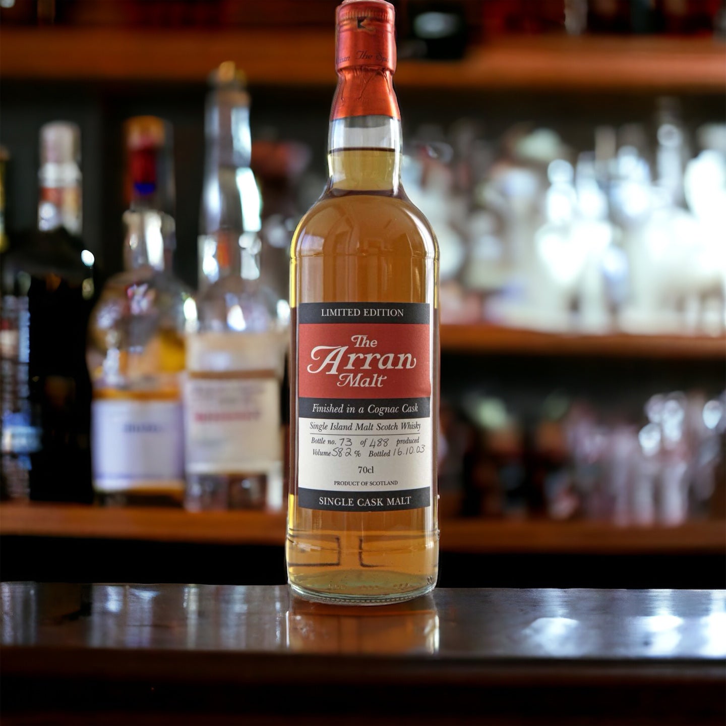 Dive into Luxury: Arran Single Malt Cognac Cask Finish 2003