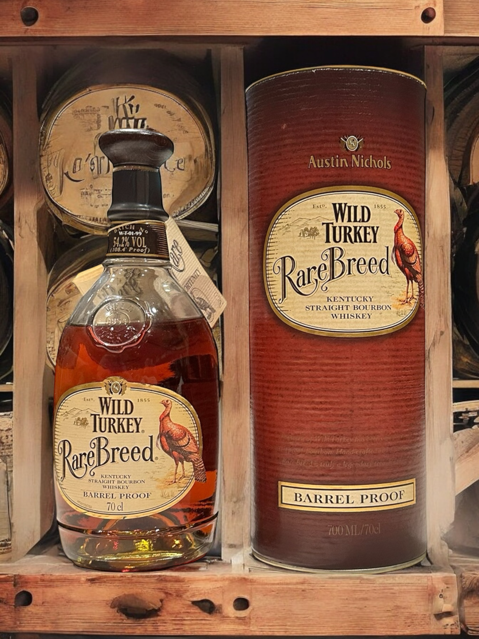 Discover the Rare Wild Turkey Distillery - Rare Breed Barrel Proof Batch W-T-01-95 (Lawrenceburg Edition)