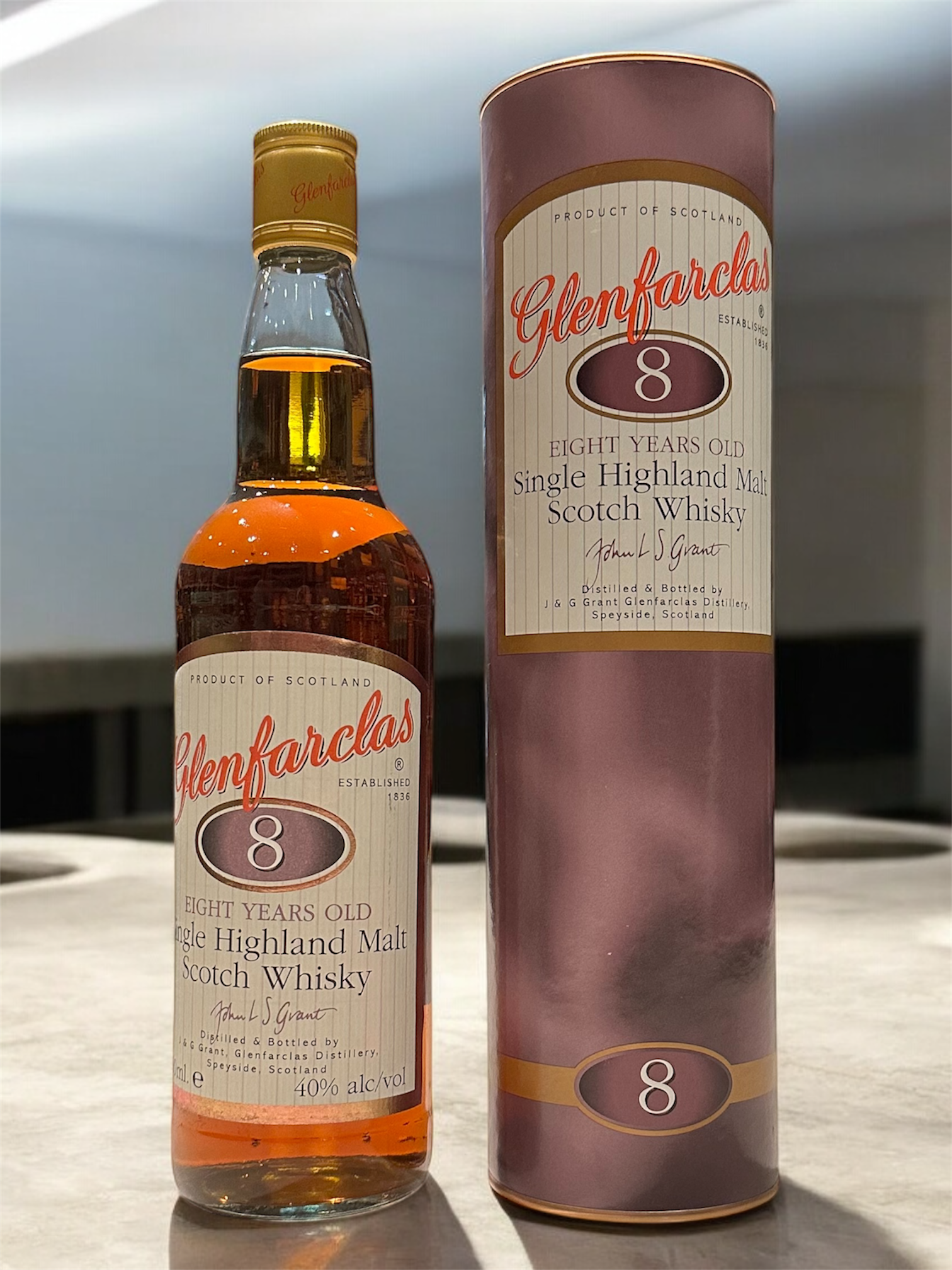 Glenfarclas 8 Years – A Taste of Speyside  - Old Bottling