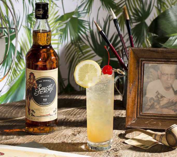 Set sail on a journey through time with Sailor Jerry Spiced Rum!
