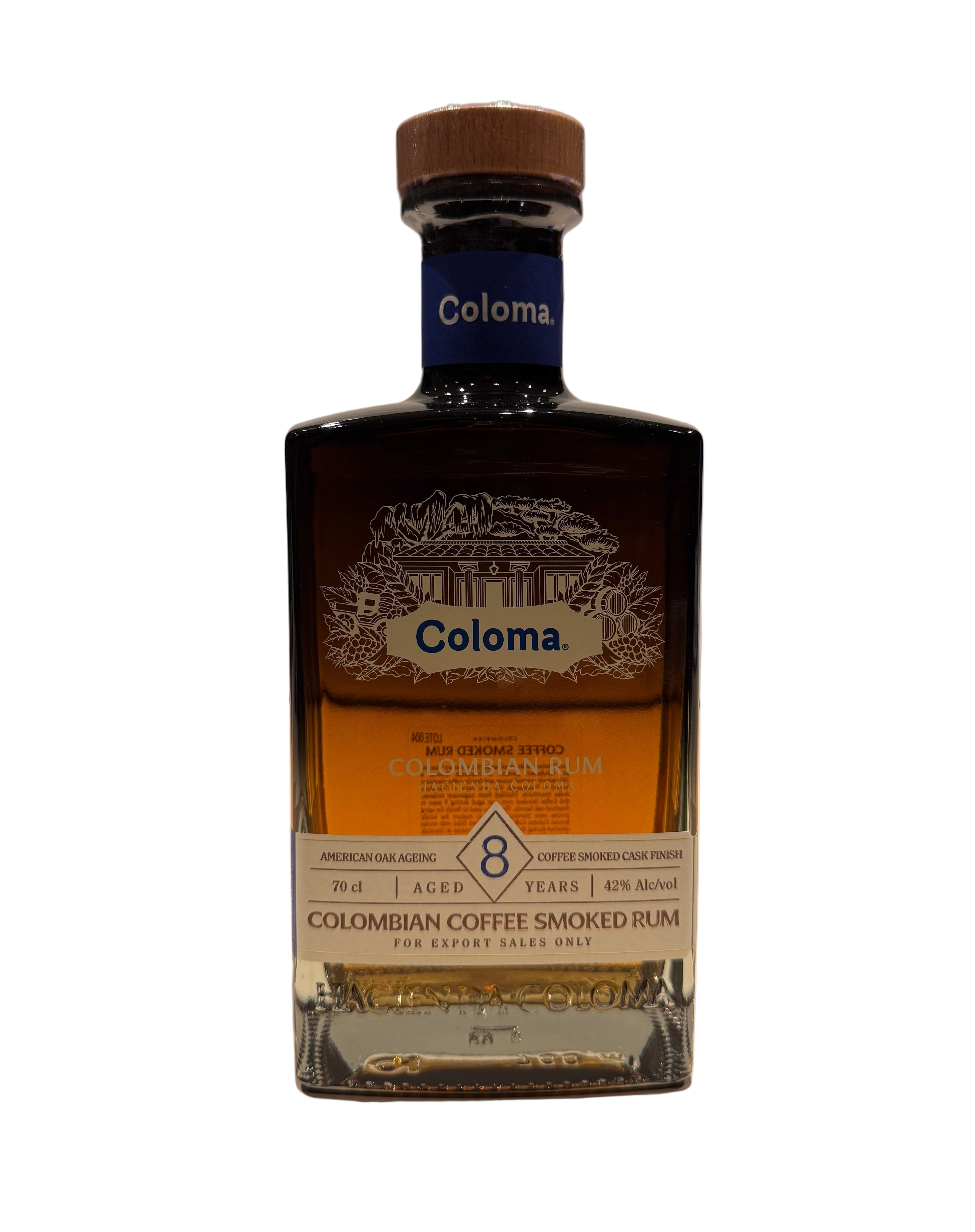 Coloma Colombian Rum 8 Year Old Coffee Smoked Rum
