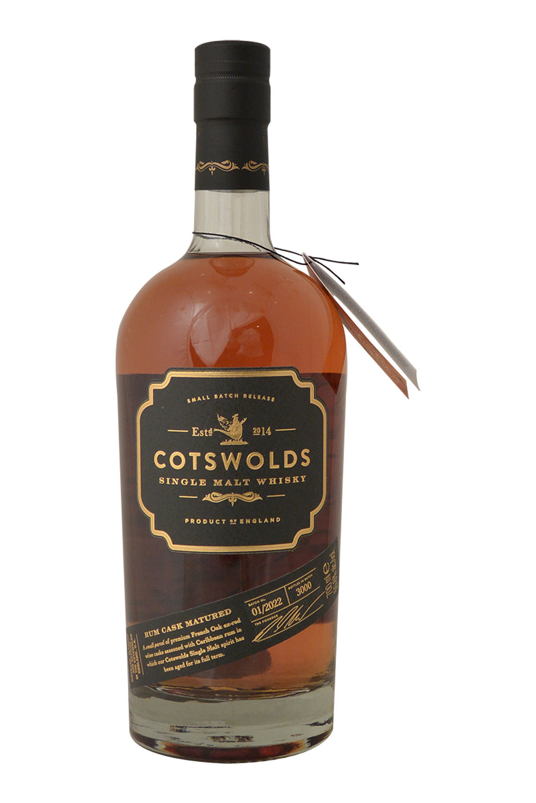 Cotswolds Hearts & Crafts Rum Cask Single Malt Whisky