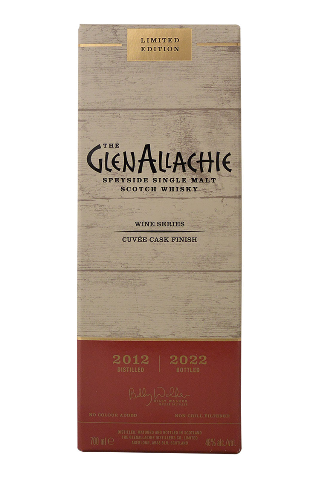 GlenAllachie 2012 Wine Cask Finish