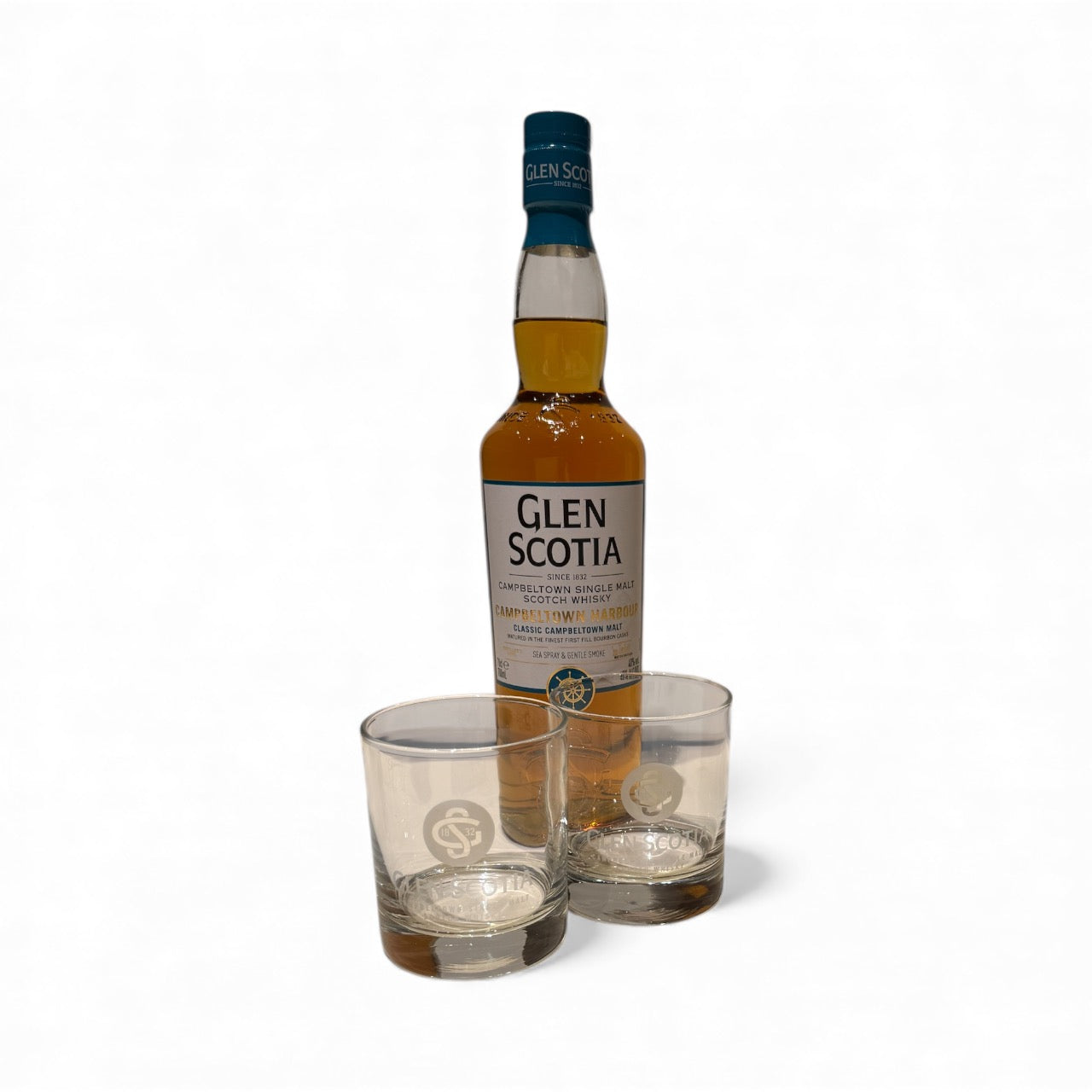 Glen Scotia Campeltown Harbour + 2 Tumbler Gift pack