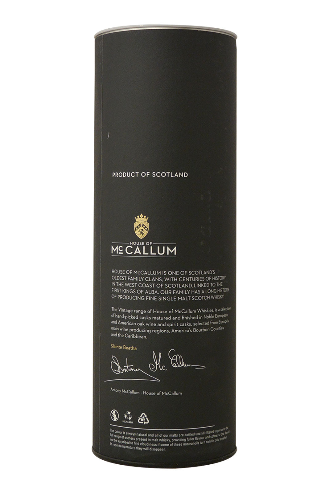 House of McCallum Benrinnes 13 Year Old Beaune 1er Cru Cask Finish