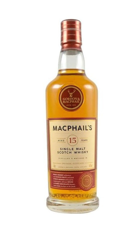 MacPhail's 15 Year Old – Gordon & MacPhail Single Malt Scotch Whisky