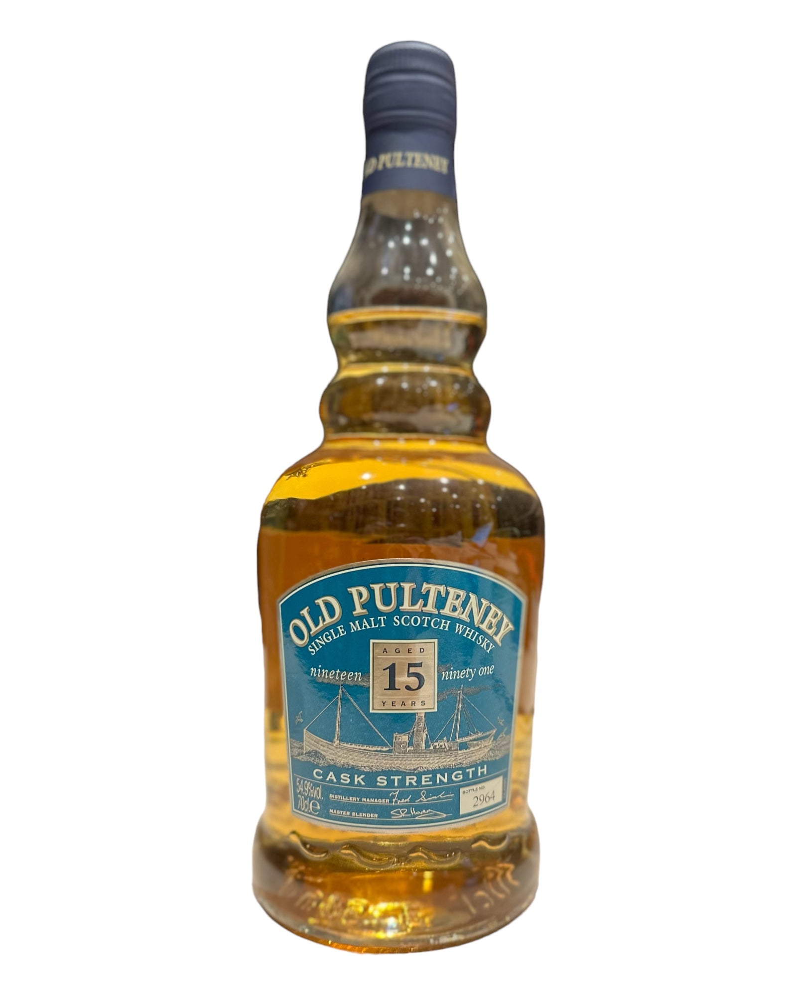 Old Pulteney 1991 15 Year Old, Cask Strength 2006 Bottling