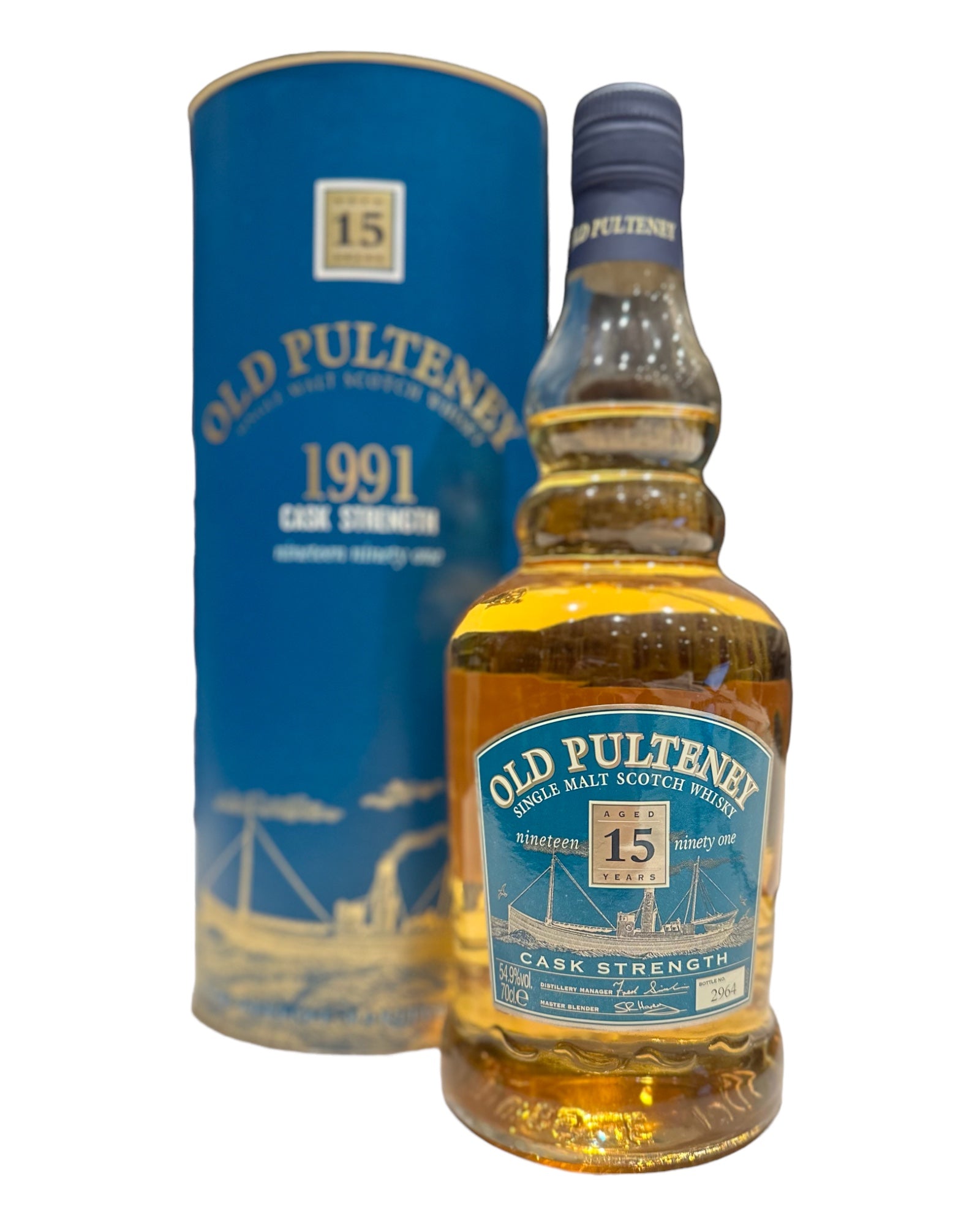 Old Pulteney 1991 15 Year Old, Cask Strength 2006 Bottling