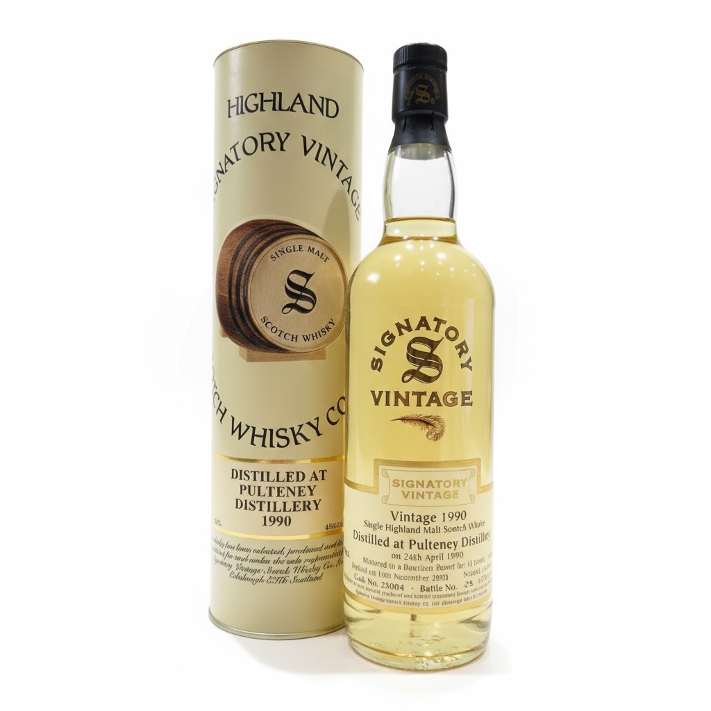 Signatory Vintage 1990 Pulteney Distillery 1990 Botlled 2002