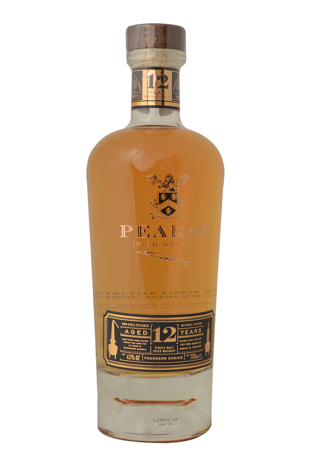 Pearse Irish Whisky 12 Years Founders Choice