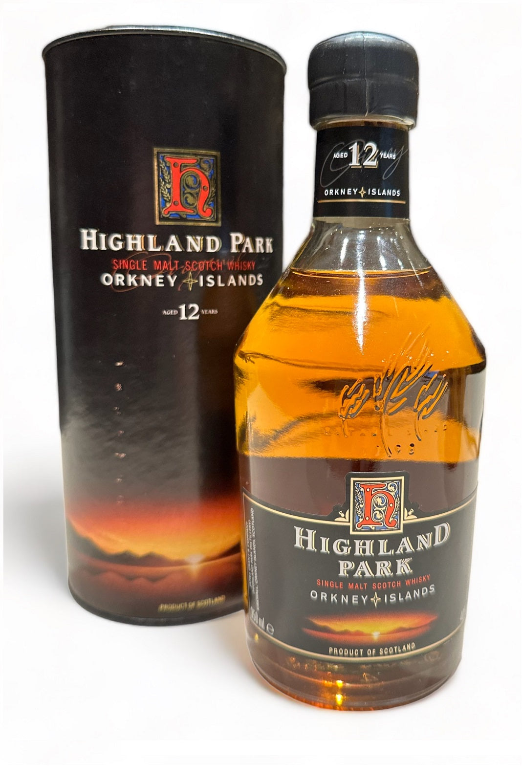 Highland Park 12 Year Old - Sunset Label, Old Label - 35 cl