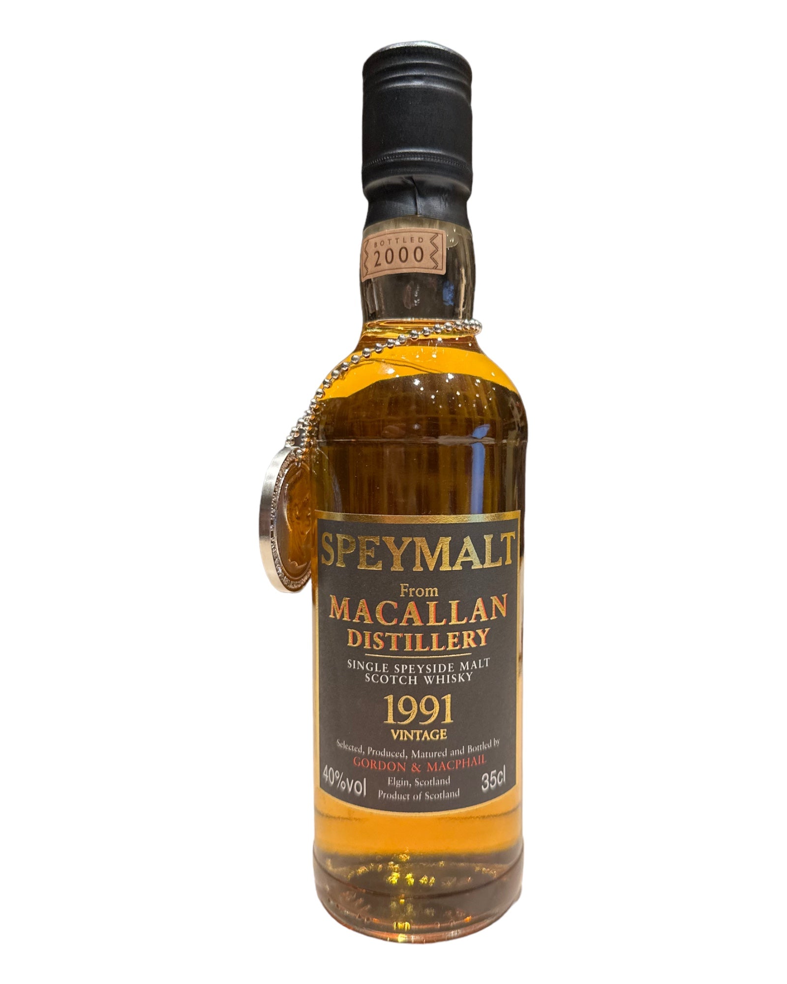 Speymalt Vintage 1991 From Macallan Distillery 350ml - 2000 Bottled - Gordon & MacPhail