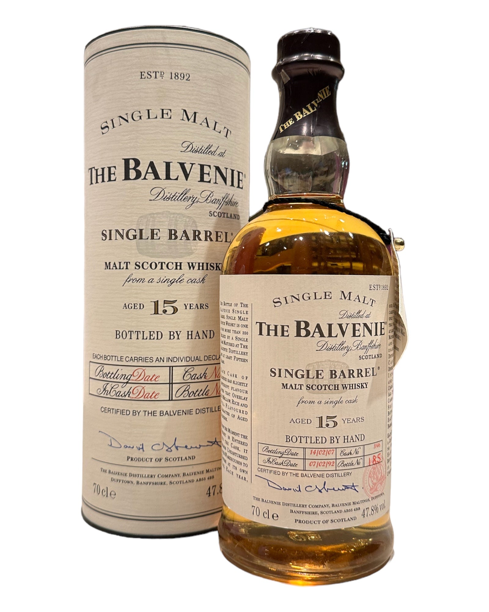 Balvenie Single Barrel 15 Year Old - Bottled 2007