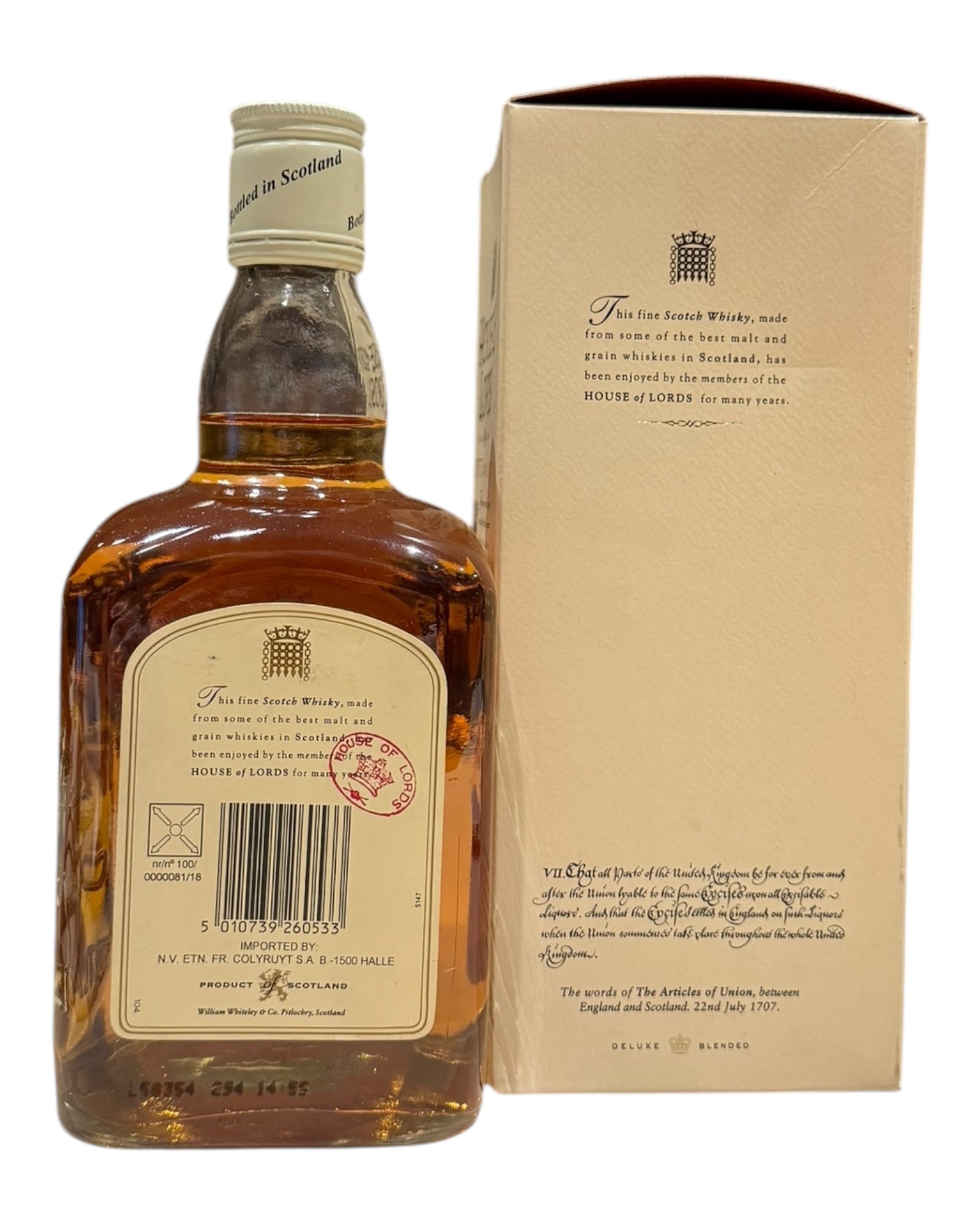 House of Lords Deluxe Blended Scotch Whisky