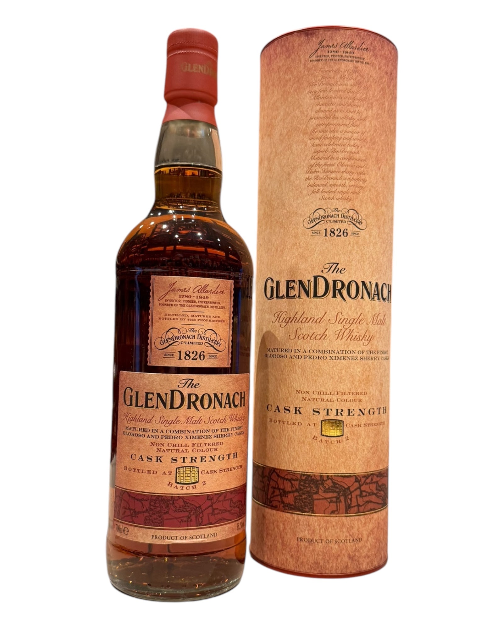 Glendronach Cask Strength  Vatting of Oloroso & Pedro Ximénez Casks