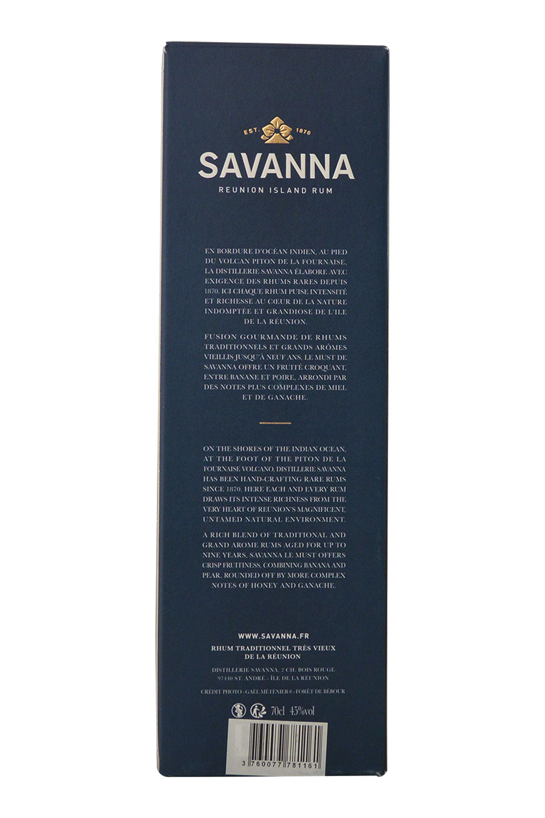 Savanna Le Must Rhum Très Vieux