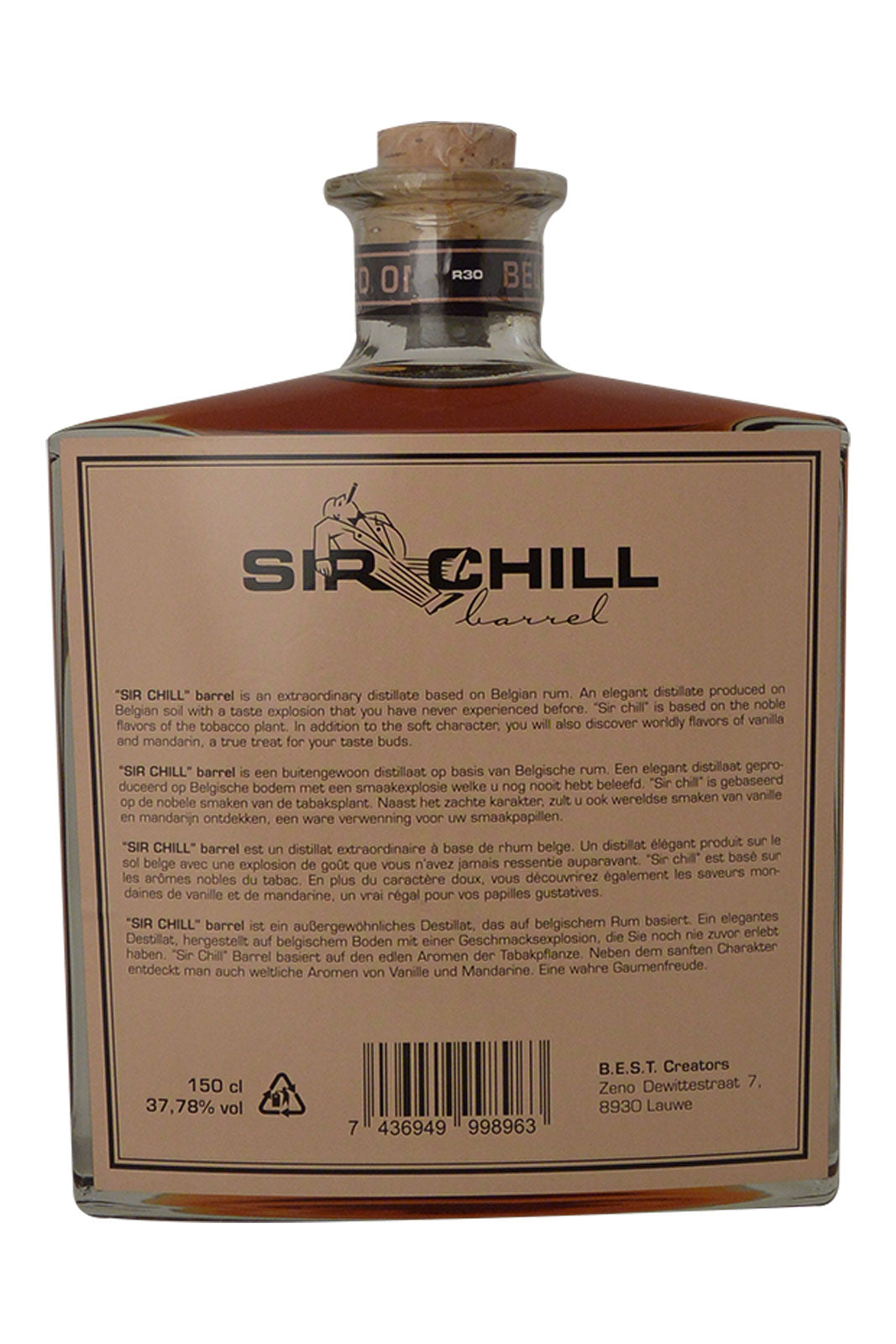 Sir Chill Barrel Rum 1.5 Litre