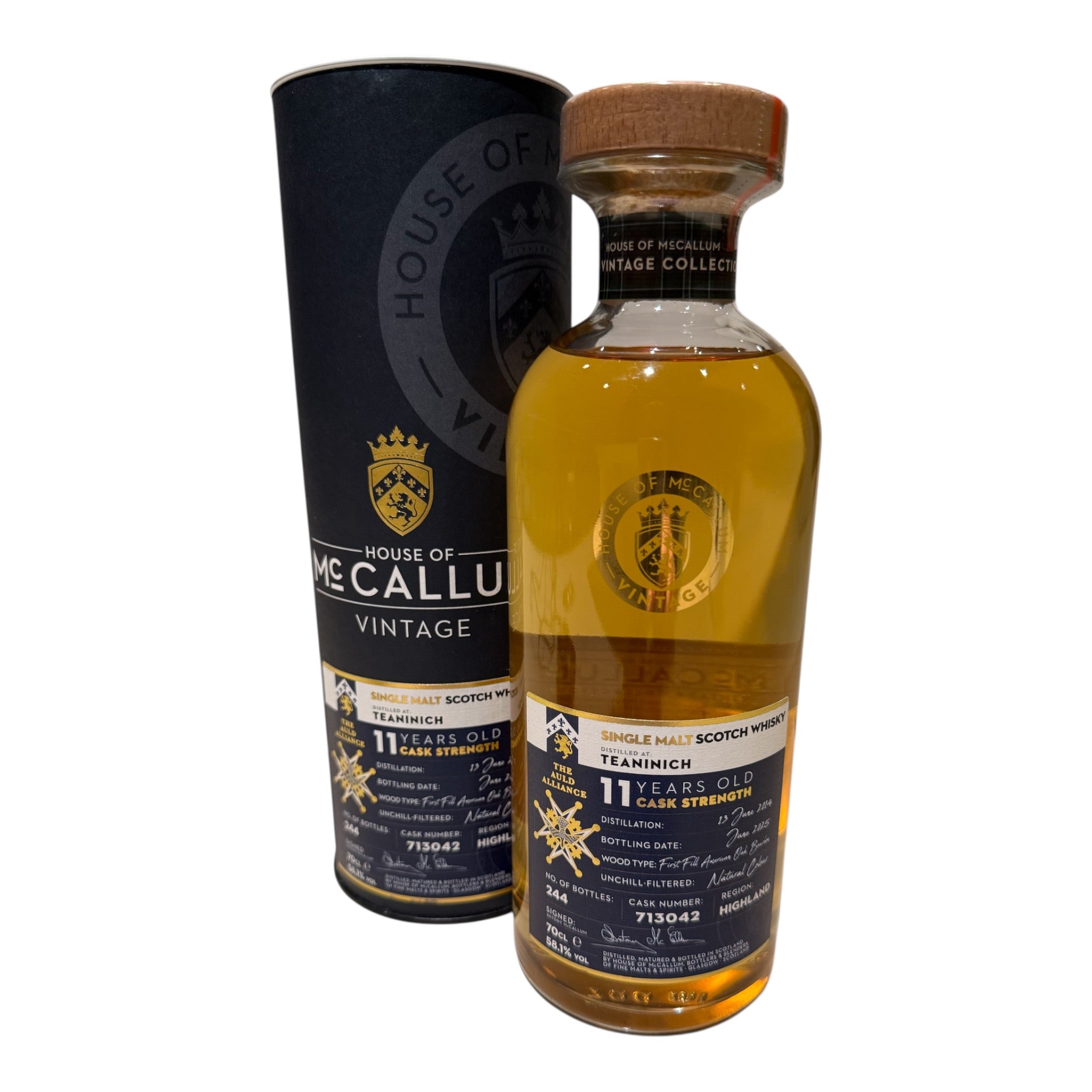 Teaninch 11 Year Old Cask Strenght House of McCallum