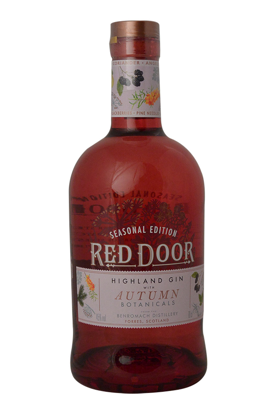 Red Door Gin Autumn Botanicals