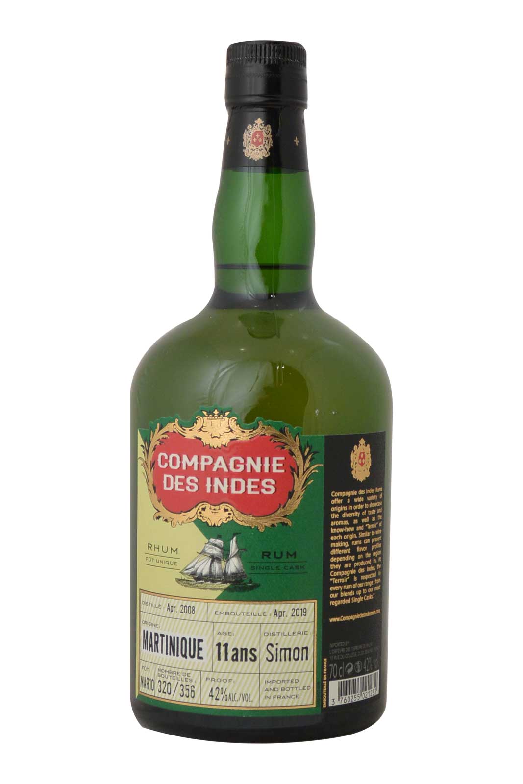 Compagnie Des Indes Martinique 11 Year Old