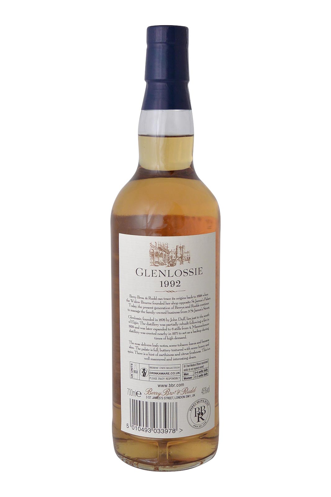 Glenlossie 1992 Cask Ref. 3466 Berry's