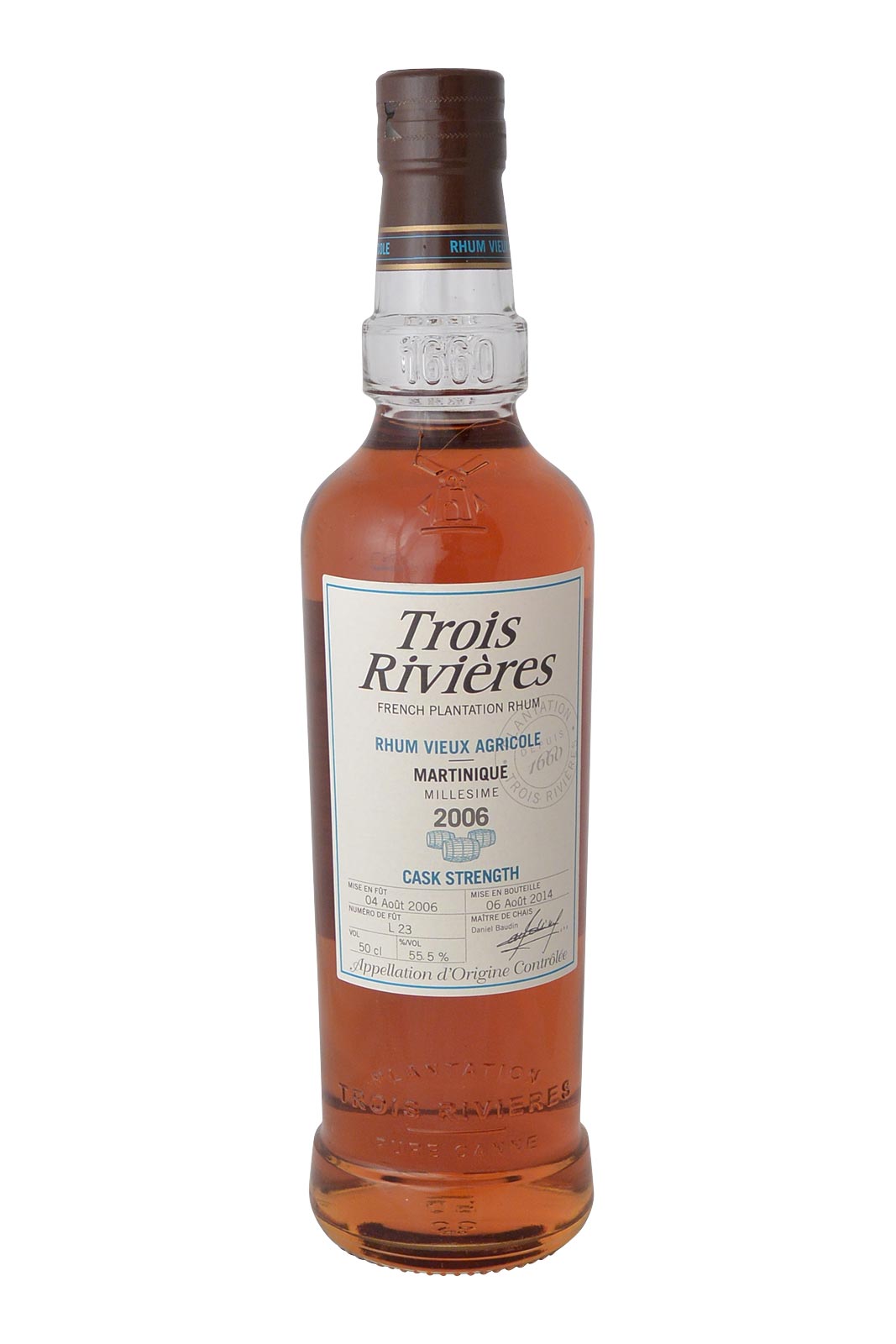 Trois Rivières Millesime 2006 cask Strength