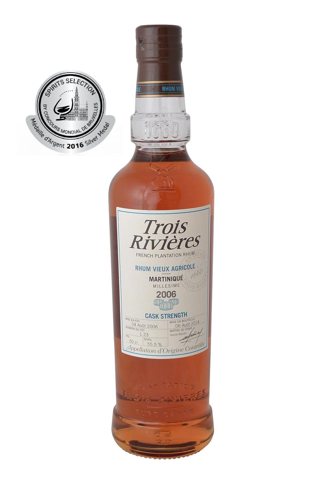 Trois Rivières Millesime 2006 cask Strength